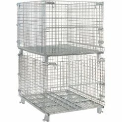 New 🔔 Nashville Wire Products Folding Wire Container GC404830E4 48x40x36-1/2 3000-4000 Lb Cap.Drop Gate 40" Side ✨ 23 New 🔔 Nashville Wire Products Folding Wire Container GC404830E4 48x40x36-1/2 3000-4000 Lb Cap.Drop Gate 40" Side ✨ -Containers shop 269411 07