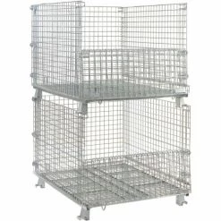 New 🔔 Nashville Wire Products Folding Wire Container GC404830E4 48x40x36-1/2 3000-4000 Lb Cap.Drop Gate 40" Side ✨ 24 New 🔔 Nashville Wire Products Folding Wire Container GC404830E4 48x40x36-1/2 3000-4000 Lb Cap.Drop Gate 40" Side ✨ -Containers shop 269411 08