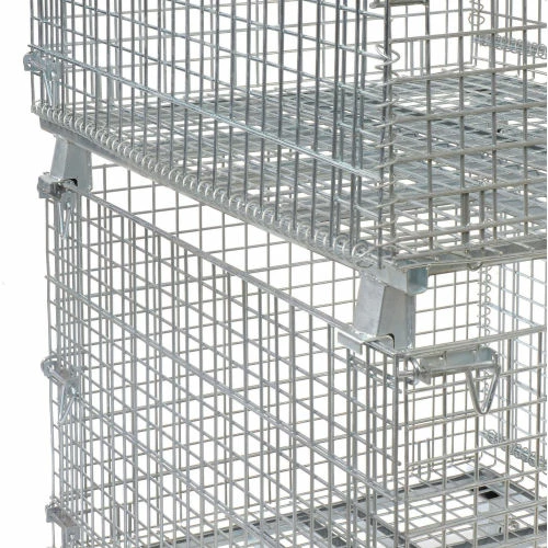 New 🔔 Nashville Wire Products Folding Wire Container GC404830E4 48x40x36-1/2 3000-4000 Lb Cap.Drop Gate 40" Side ✨ 12 New 🔔 Nashville Wire Products Folding Wire Container GC404830E4 48x40x36-1/2 3000-4000 Lb Cap.Drop Gate 40" Side ✨ - Image 12