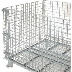New 🔔 Nashville Wire Products Folding Wire Container GC404830E4 48x40x36-1/2 3000-4000 Lb Cap.Drop Gate 40" Side ✨ 30 New 🔔 Nashville Wire Products Folding Wire Container GC404830E4 48x40x36-1/2 3000-4000 Lb Cap.Drop Gate 40" Side ✨ -Containers shop 269411 14