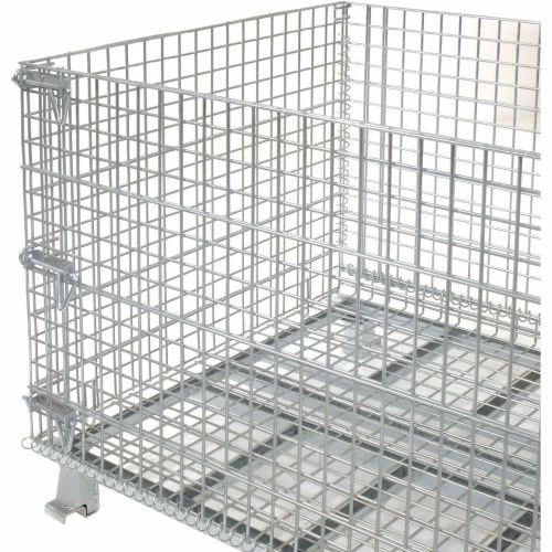 New 🔔 Nashville Wire Products Folding Wire Container GC404830E4 48x40x36-1/2 3000-4000 Lb Cap.Drop Gate 40" Side ✨ 15 New 🔔 Nashville Wire Products Folding Wire Container GC404830E4 48x40x36-1/2 3000-4000 Lb Cap.Drop Gate 40" Side ✨ - Image 15