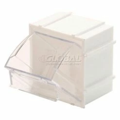 Cheap 😀 Quantum Storage Systems Quantum Tip Out Interlocking Bin QTB409 2-1/2 x 2 x 2-3/4 White - Pkg Qty 9 ✔️