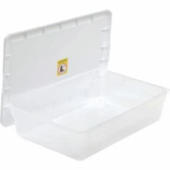 Best reviews of 🌟 Sterilite 16558010 Clear Storage Tote With Lid 28 Quart 23x16-1/4x6 - Pkg Qty 10 😉