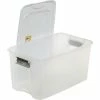 Buy 👍 Sterilite 19889804 Clear Storage Tote With Lid 70 Quart 26-1/8x16-1/4x13-1/2 - Pkg Qty 4 😀