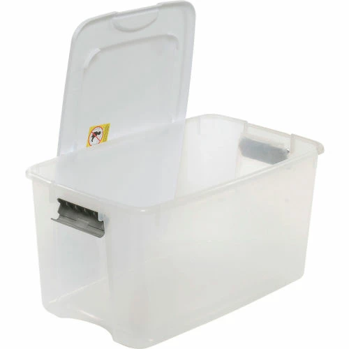 Buy 👍 Sterilite 19889804 Clear Storage Tote With Lid 70 Quart 26-1/8x16-1/4x13-1/2 - Pkg Qty 4 😀 1 Buy 👍 Sterilite 19889804 Clear Storage Tote With Lid 70 Quart 26-1/8x16-1/4x13-1/2 - Pkg Qty 4 😀