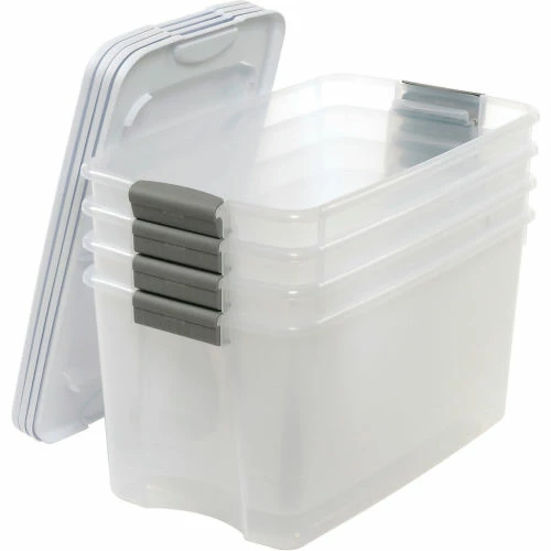 Buy 👍 Sterilite 19889804 Clear Storage Tote With Lid 70 Quart 26-1/8x16-1/4x13-1/2 - Pkg Qty 4 😀 9 Buy 👍 Sterilite 19889804 Clear Storage Tote With Lid 70 Quart 26-1/8x16-1/4x13-1/2 - Pkg Qty 4 😀 - Image 9