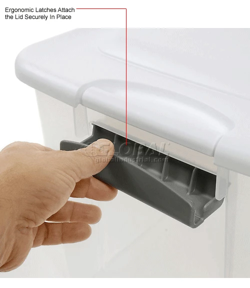 Buy 👍 Sterilite 19889804 Clear Storage Tote With Lid 70 Quart 26-1/8x16-1/4x13-1/2 - Pkg Qty 4 😀 12 Buy 👍 Sterilite 19889804 Clear Storage Tote With Lid 70 Quart 26-1/8x16-1/4x13-1/2 - Pkg Qty 4 😀 - Image 12