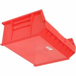 Cheap 😀 Global Industrial Plastic Stack & Hang Bin, 16-1/2"W x 14-3/4"D x 7"H, Red - Pkg Qty 6 🔔 -Containers shop 269686RD 05