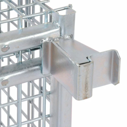 Wholesale 💯 Nashville Wire Products Folding Wire Container GC324028S4L 40x32x34-1/2 3000-4000 Lb. Cap with Lid 🎁 6 Wholesale 💯 Nashville Wire Products Folding Wire Container GC324028S4L 40x32x34-1/2 3000-4000 Lb. Cap with Lid 🎁 - Image 6