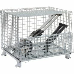Wholesale 💯 Nashville Wire Products Folding Wire Container GC324028S4L 40x32x34-1/2 3000-4000 Lb. Cap with Lid 🎁 45 Wholesale 💯 Nashville Wire Products Folding Wire Container GC324028S4L 40x32x34-1/2 3000-4000 Lb. Cap with Lid 🎁 -Containers shop 269749 09