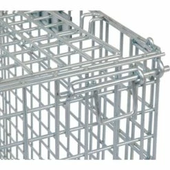 Wholesale 💯 Nashville Wire Products Folding Wire Container GC324028S4L 40x32x34-1/2 3000-4000 Lb. Cap with Lid 🎁 51 Wholesale 💯 Nashville Wire Products Folding Wire Container GC324028S4L 40x32x34-1/2 3000-4000 Lb. Cap with Lid 🎁 -Containers shop 269749 15