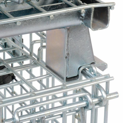 Wholesale 💯 Nashville Wire Products Folding Wire Container GC324028S4L 40x32x34-1/2 3000-4000 Lb. Cap with Lid 🎁 23 Wholesale 💯 Nashville Wire Products Folding Wire Container GC324028S4L 40x32x34-1/2 3000-4000 Lb. Cap with Lid 🎁 - Image 23