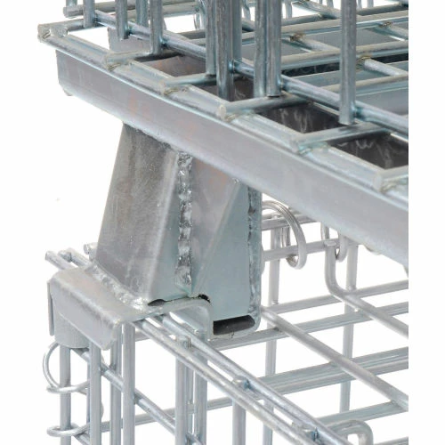 Wholesale 💯 Nashville Wire Products Folding Wire Container GC324028S4L 40x32x34-1/2 3000-4000 Lb. Cap with Lid 🎁 26 Wholesale 💯 Nashville Wire Products Folding Wire Container GC324028S4L 40x32x34-1/2 3000-4000 Lb. Cap with Lid 🎁 - Image 26