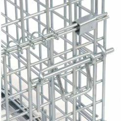 Discount 🌟 Nashville Wire Products Folding Wire Container GC404830S4L 48x40x36-1/2 3000-4000 Lbs.Cap.Drop Gate 48" w/Lid 🧨 -Containers shop 269751 08