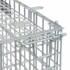 Discount 🌟 Nashville Wire Products Folding Wire Container GC404830S4L 48x40x36-1/2 3000-4000 Lbs.Cap.Drop Gate 48" w/Lid 🧨 -Containers shop 269751 09