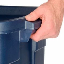 Promo 🔔 Rubbermaid® Roughneck™ Tote 14 Gallon 23-7/8 x 15-7/8 x 12-1/4 Dark Indigo Metallic - Pkg Qty 6 💯 -Containers shop 269994 10