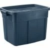 Budget 👍 Rubbermaid® Roughneck™ Tote 18 Gallon 23-7/8 x 15-7/8 x 16-3/8 Dark Indigo Metallic - Pkg Qty 12 🔥