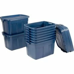 Wholesale 🛒 Rubbermaid® Roughneck™ Tote 25 Gallon 28-7/8 x 19-7/8 x 16-3/4 Dark Indigo Metallic - Pkg Qty 6 ⭐ 21 Wholesale 🛒 Rubbermaid® Roughneck™ Tote 25 Gallon 28-7/8 x 19-7/8 x 16-3/4 Dark Indigo Metallic - Pkg Qty 6 ⭐ -Containers shop 269996 10