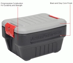 Best reviews of 🔔 Rubbermaid® ActionPacker™ Lockable Storage Box 8 Gallon 20 x 14-5/8 x 12 - Pkg Qty 4 👏 -Containers shop 269997IN 1wco