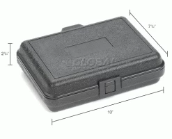 Deals 😀 Western Case Plastic Protective Storage Cases with Pinch Tear Foam, 10"x7-1/2"x2-3/4", Black ⭐ 23 Deals 😀 Western Case Plastic Protective Storage Cases with Pinch Tear Foam, 10"x7-1/2"x2-3/4", Black ⭐ -Containers shop 270230 dim
