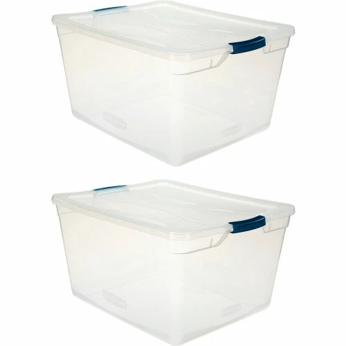 Top 10 ๐ Rubbermaid® Cleverstore™ Clear Latching Storage Tote w/Lid 71 Quart 23-1/2x18-5/8x12-1/4 - Pkg Qty 4 โญ 2 Top 10 ๐ Rubbermaid® Cleverstore™ Clear Latching Storage Tote w/Lid 71 Quart 23-1/2x18-5/8x12-1/4 - Pkg Qty 4 โญ - Image 2