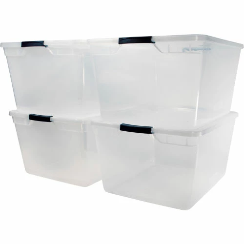 Top 10 ๐ Rubbermaid® Cleverstore™ Clear Latching Storage Tote w/Lid 71 Quart 23-1/2x18-5/8x12-1/4 - Pkg Qty 4 โญ 5 Top 10 ๐ Rubbermaid® Cleverstore™ Clear Latching Storage Tote w/Lid 71 Quart 23-1/2x18-5/8x12-1/4 - Pkg Qty 4 โญ - Image 5