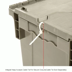 Deals ๐ Global Industrial Plastic Attached Lid Shipping & Storage Container DC1813-15 18x13x15 Gray โ 28 Deals ๐ Global Industrial Plastic Attached Lid Shipping & Storage Container DC1813-15 18x13x15 Gray โ -Containers shop 270281GYIN 4wco