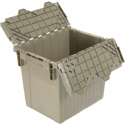 Deals ๐ Global Industrial Plastic Attached Lid Shipping & Storage Container DC1813-15 18x13x15 Gray โ 3 Deals ๐ Global Industrial Plastic Attached Lid Shipping & Storage Container DC1813-15 18x13x15 Gray โ - Image 3