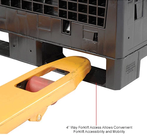 Buy ๐ฏ Global Industrial Folding Bulk Shipping Container, 32"Lx30"Wx25"H, 1800 Lb. Capacity, Black ๐ 18 Buy ๐ฏ Global Industrial Folding Bulk Shipping Container, 32"Lx30"Wx25"H, 1800 Lb. Capacity, Black ๐ - Image 18