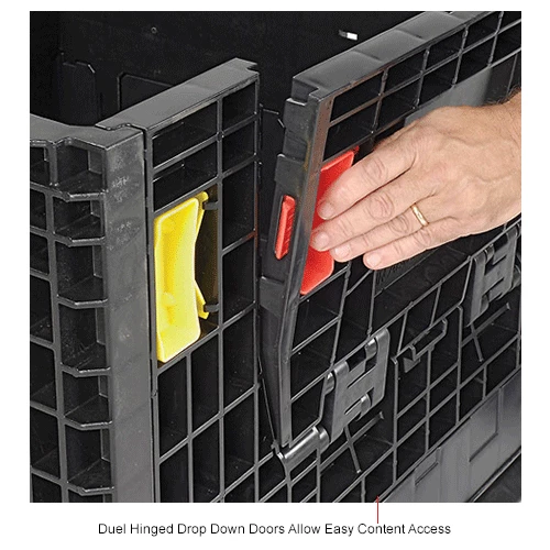 Buy ๐ฏ Global Industrial Folding Bulk Shipping Container, 32"Lx30"Wx25"H, 1800 Lb. Capacity, Black ๐ 19 Buy ๐ฏ Global Industrial Folding Bulk Shipping Container, 32"Lx30"Wx25"H, 1800 Lb. Capacity, Black ๐ - Image 19