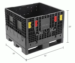 Buy ๐ฏ Global Industrial Folding Bulk Shipping Container, 32"Lx30"Wx25"H, 1800 Lb. Capacity, Black ๐ 39 Buy ๐ฏ Global Industrial Folding Bulk Shipping Container, 32"Lx30"Wx25"H, 1800 Lb. Capacity, Black ๐ -Containers shop 270284IN dim