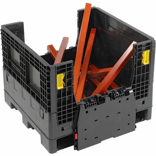 Buy ๐ฏ Global Industrial Folding Bulk Shipping Container, 32"Lx30"Wx25"H, 1800 Lb. Capacity, Black ๐ 7 Buy ๐ฏ Global Industrial Folding Bulk Shipping Container, 32"Lx30"Wx25"H, 1800 Lb. Capacity, Black ๐ - Image 7