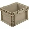 Best Pirce 🎁 Global Industrial™ Stackable Straight Wall Container, Solid, 12"Lx15"Wx9"H, Gray 👍