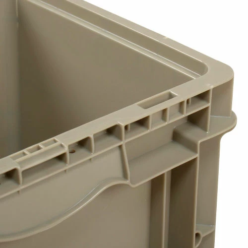 Best Pirce 🎁 Global Industrial Stackable Straight Wall Container, Solid, 12"Lx15"Wx9"H, Gray 👍 6 Best Pirce 🎁 Global Industrial Stackable Straight Wall Container, Solid, 12"Lx15"Wx9"H, Gray 👍 - Image 6