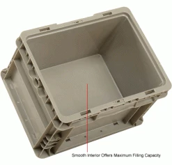 Best Pirce 🎁 Global Industrial Stackable Straight Wall Container, Solid, 12"Lx15"Wx9"H, Gray 👍 26 Best Pirce 🎁 Global Industrial Stackable Straight Wall Container, Solid, 12"Lx15"Wx9"H, Gray 👍 -Containers shop 270287 2wco