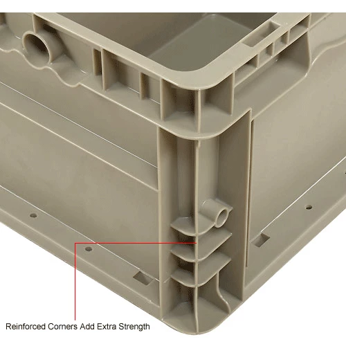 Best Pirce 🎁 Global Industrial Stackable Straight Wall Container, Solid, 12"Lx15"Wx9"H, Gray 👍 12 Best Pirce 🎁 Global Industrial Stackable Straight Wall Container, Solid, 12"Lx15"Wx9"H, Gray 👍 - Image 12