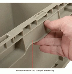 Best Pirce 🎁 Global Industrial Stackable Straight Wall Container, Solid, 12"Lx15"Wx9"H, Gray 👍 28 Best Pirce 🎁 Global Industrial Stackable Straight Wall Container, Solid, 12"Lx15"Wx9"H, Gray 👍 -Containers shop 270287 4wco