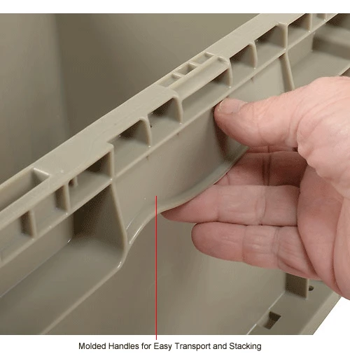 Best Pirce 🎁 Global Industrial Stackable Straight Wall Container, Solid, 12"Lx15"Wx9"H, Gray 👍 13 Best Pirce 🎁 Global Industrial Stackable Straight Wall Container, Solid, 12"Lx15"Wx9"H, Gray 👍 - Image 13