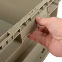 Discount 😀 Global Industrial Stackable Straight Wall Container, Solid, 24"Lx15"Wx11"H, Gray 💯 22 Discount 😀 Global Industrial Stackable Straight Wall Container, Solid, 24"Lx15"Wx11"H, Gray 💯 -Containers shop 270288 06