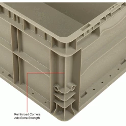 Discount 😀 Global Industrial Stackable Straight Wall Container, Solid, 24"Lx15"Wx11"H, Gray 💯 27 Discount 😀 Global Industrial Stackable Straight Wall Container, Solid, 24"Lx15"Wx11"H, Gray 💯 -Containers shop 270288 3wco