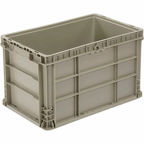 Promo 🛒 Global Industrial Stackable Straight Wall Container, Solid, 24"Lx15"Wx14"H, Gray ❤️ 1 Promo 🛒 Global Industrial Stackable Straight Wall Container, Solid, 24"Lx15"Wx14"H, Gray ❤️