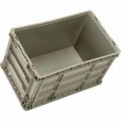Promo 🛒 Global Industrial Stackable Straight Wall Container, Solid, 24"Lx15"Wx14"H, Gray ❤️ 10 Promo 🛒 Global Industrial Stackable Straight Wall Container, Solid, 24"Lx15"Wx14"H, Gray ❤️ -Containers shop 270289 02
