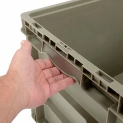 Promo 🛒 Global Industrial Stackable Straight Wall Container, Solid, 24"Lx15"Wx14"H, Gray ❤️ 13 Promo 🛒 Global Industrial Stackable Straight Wall Container, Solid, 24"Lx15"Wx14"H, Gray ❤️ -Containers shop 270289 05