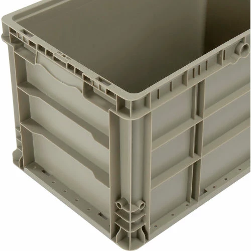 Promo 🛒 Global Industrial Stackable Straight Wall Container, Solid, 24"Lx15"Wx14"H, Gray ❤️ 7 Promo 🛒 Global Industrial Stackable Straight Wall Container, Solid, 24"Lx15"Wx14"H, Gray ❤️ - Image 7
