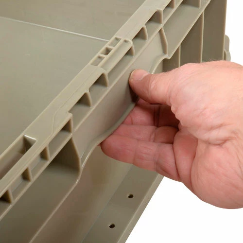 Cheapest ๐ Global Industrial Stackable Straight Wall Container, Solid, 24"Lx22"Wx7"H, Gray ๐งจ 5 Cheapest ๐ Global Industrial Stackable Straight Wall Container, Solid, 24"Lx22"Wx7"H, Gray ๐งจ - Image 5