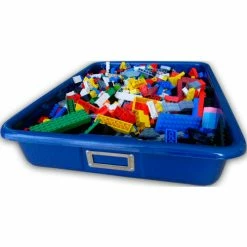 Best Pirce ⌛ Shirley K's Storage Tote Tan T110 - 19"L x 10-1/2"W x 3-1/2"H - Pkg Qty 4 🎁 -Containers shop 2 legos wide