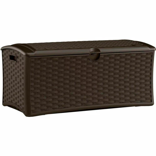 Brand new ⭐ Suncast DBW7000 Resin Wicker Outdoor Storage Deck Box 71.7 Gallon 47-1/2"L x 23-1/2"W x 21-1/2"H 🧨 2 Brand new ⭐ Suncast DBW7000 Resin Wicker Outdoor Storage Deck Box 71.7 Gallon 47-1/2"L x 23-1/2"W x 21-1/2"H 🧨 - Image 2