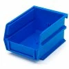 New ✔️ LocBin™ 4-1/8"L x 5-3/8"W x 3"H Blue Stacking, Hanging, Interlocking Polypropylene Bins, 6 CT ⭐