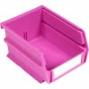 Cheap ✔️ LocBin™ 4-1/8"L x 5-3/8"W x 3"H Orchid Stacking, Hanging, Interlocking Polypropylene Bins,6 CT 👏