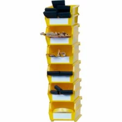 Wholesale 🔥 LocBin™ 4-1/8"L x 7-3/8"W x 3"H Yellow Stacking, Hanging, Interlocking Polypropylene Bins,6 CT 🥰 14 Wholesale 🔥 LocBin™ 4-1/8"L x 7-3/8"W x 3"H Yellow Stacking, Hanging, Interlocking Polypropylene Bins,6 CT 🥰 -Containers shop 3 220Y 6 inuse3 1200p